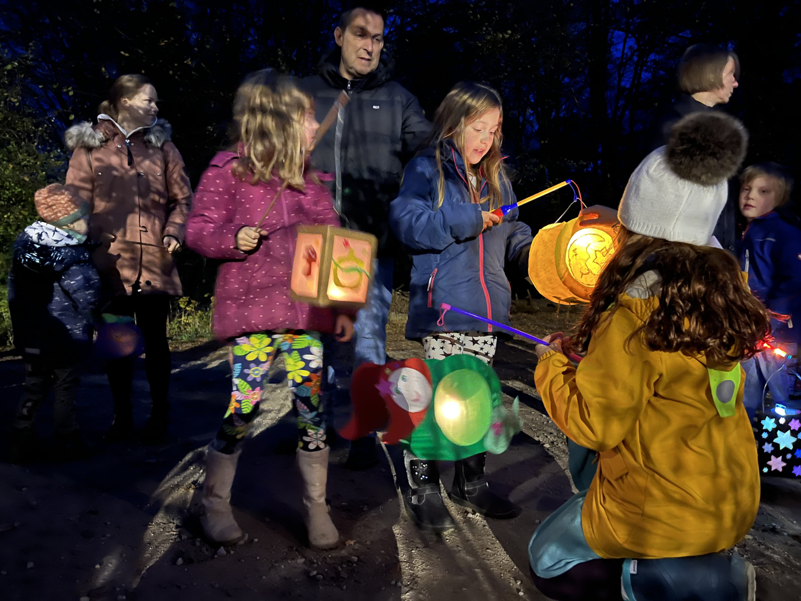 Bild: In den grünen Wald,