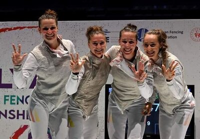 Foto des Albums: Deutsches Team gewinnt Bronze bei der EM im Damenflorett
