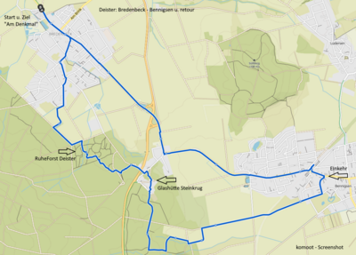 Deister Bredenbeck - Bennigsen u  retour  (Bild vergr&ouml;&szlig;ern)