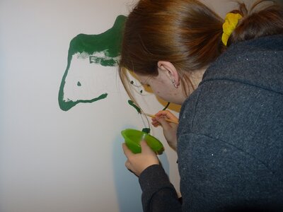 Foto des Albums: Wandgestaltung in der Grundschule