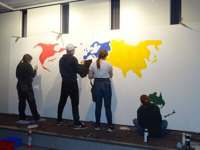 Foto des Albums: Wandgestaltung in der Grundschule