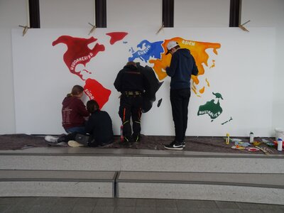 Foto des Albums: Wandgestaltung in der Grundschule
