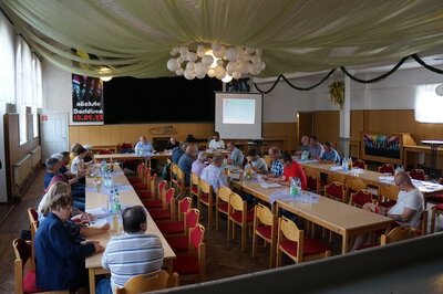 Vorschaubild: 8. Juni: Bauausschuss in Saalhausen mit Vortrag des Kieswerksbetreibers Wolff + Müller