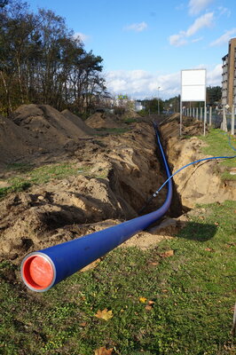 Vorschaubild: November: Regenwasser - Abwasser - Trinkwasser - Tiefbaumaßnahmen am Woschkower Weg