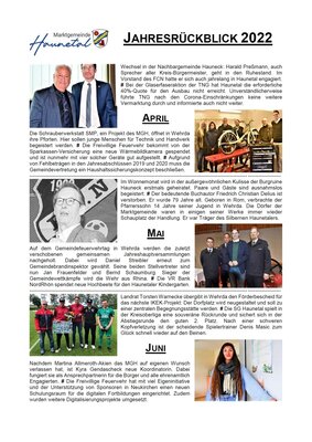 Foto des Albums: Haunetaler Jahresrückblick 2022