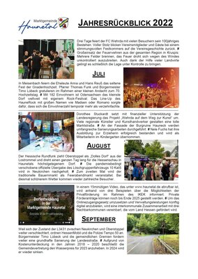 Foto des Albums: Haunetaler Jahresrückblick 2022