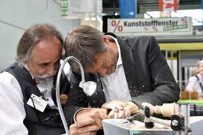 Foto des Albums: Präsentation des Drechsler- und Holzspielzeugmacherhandwerks auf der IHM in München 2022