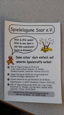 Foto des Albums: 6. Illinger Spielenachmittag