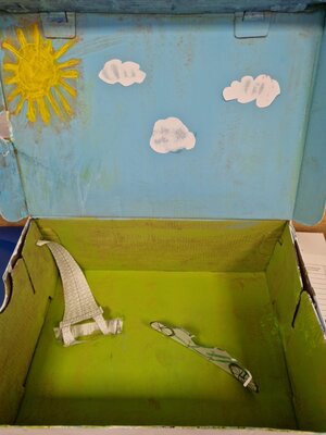 Foto des Albums: Buchvorstellung im Schuhkarton Klasse 4b