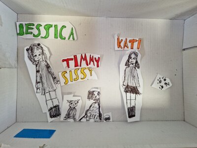 Foto des Albums: Buchvorstellung im Schuhkarton Klasse 4b