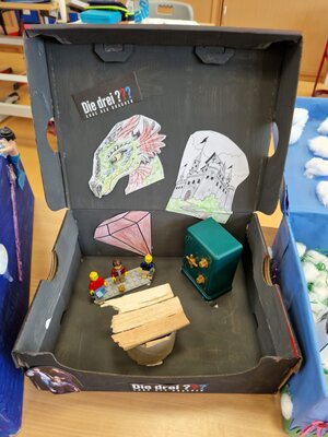 Foto des Albums: Buchvorstellung im Schuhkarton Klasse 4b