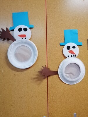 Schneem&auml;nner Klasse 1a  (Bild vergr&ouml;&szlig;ern)