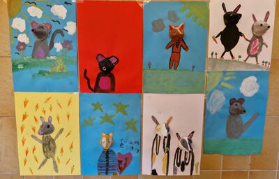 Foto des Albums: Kunstbilder Klasse 4a