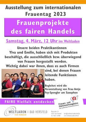 Foto des Albums: Ausstellung internationaler Frauentag 2023