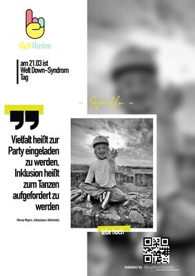 Foto des Albums: Plakat-Aktion zum Welt-Down-Syndrom-Tag
