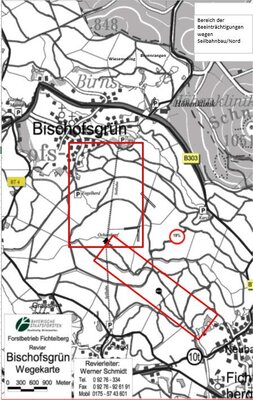 Bereich der Beeintr&auml;chtigungen, Sperrungen 