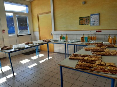 Das Begr&uuml;&szlig;ungsbuffet 
