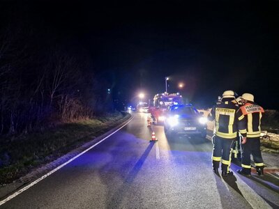 Foto des Albums: THL 3 - VU 1 oder 2 PKW, Person eingeklemmt