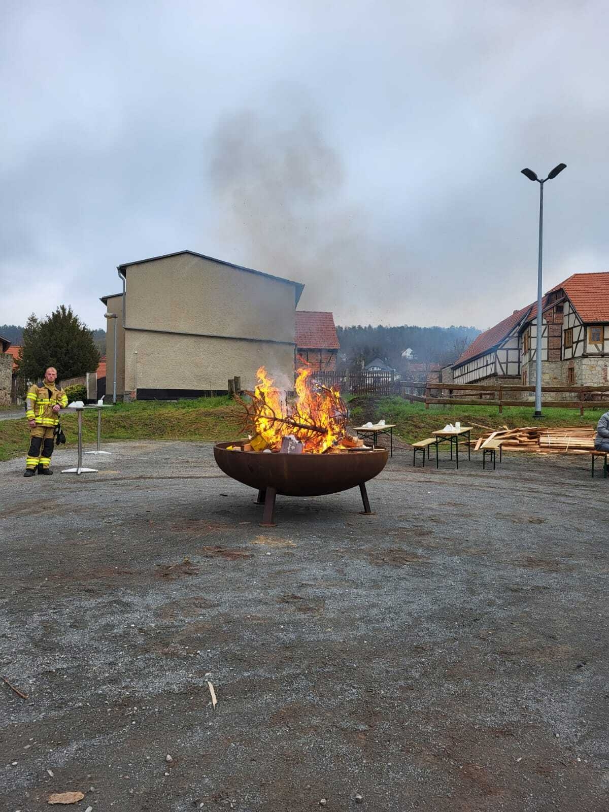 Bild : Osterfeuer 2023 in Rieder