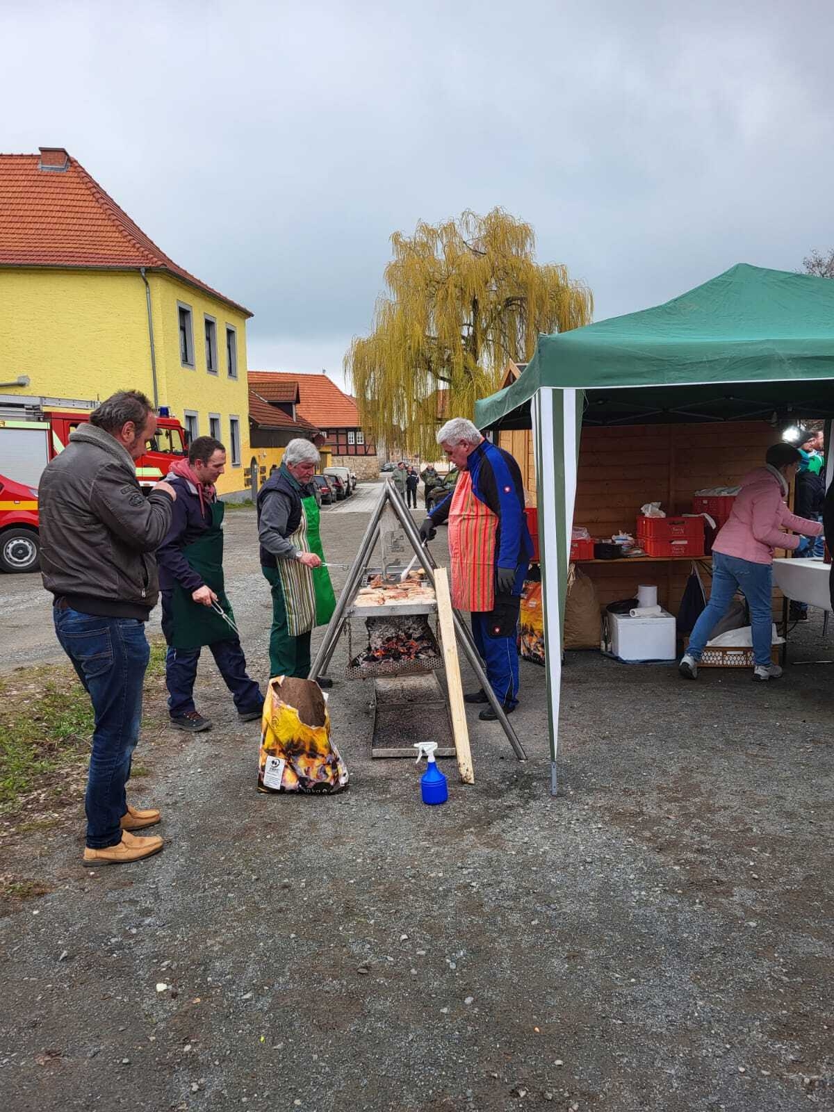Bild : Osterfeuer 2023 in Rieder
