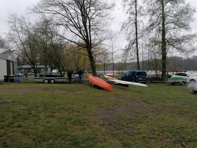 Vorschaubild: Die Bootshalle fast leer geräumt.....