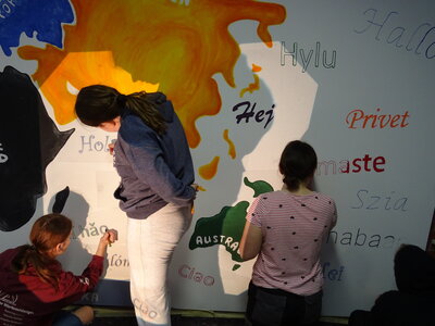 Foto des Albums: Wandgestaltung in der Grundschule - Fertigstellung