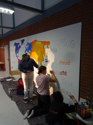 Foto des Albums: Wandgestaltung in der Grundschule - Fertigstellung