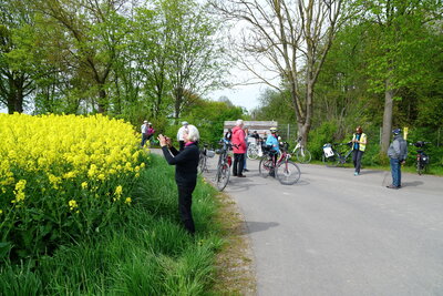 Pause beim Koloss von Ostermunz  (Bild vergr&ouml;&szlig;ern)