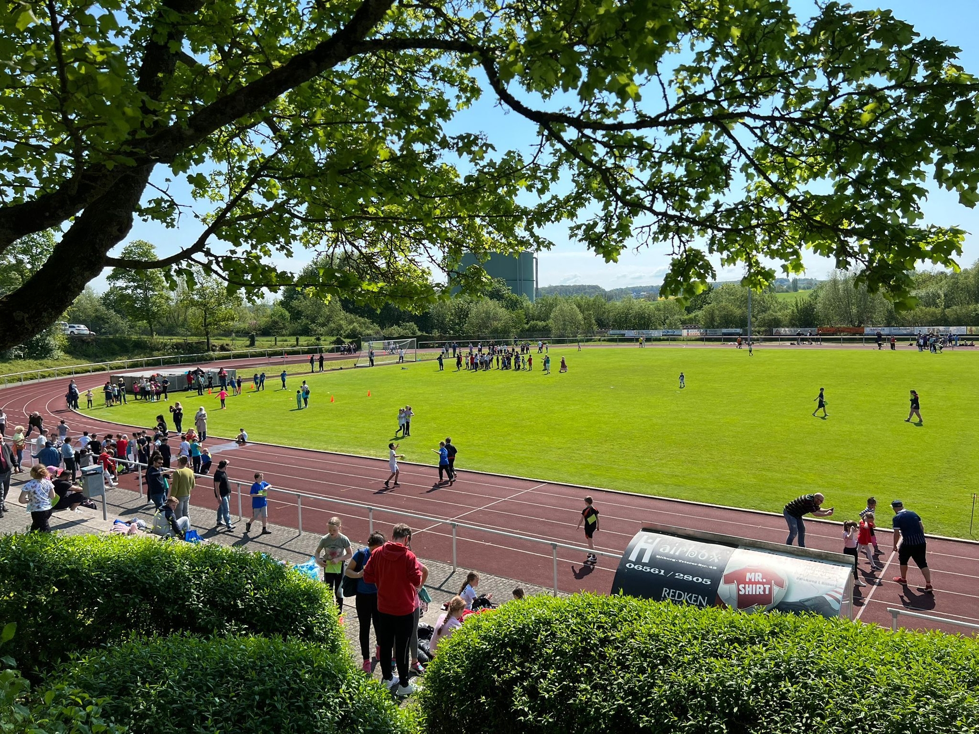 Bild: Überblick des Sportfestes
