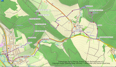 Streckenverlauf  (Bild vergr&ouml;&szlig;ern)