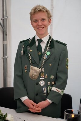 Unser Jungsch&uuml;tzenprinz: Maximilian Hinkel  (Bild vergr&ouml;&szlig;ern)