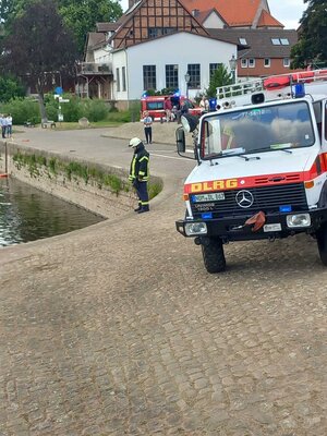 Foto des Albums: Gemeinsame Übung Feuerwehr, DLRG & JUH