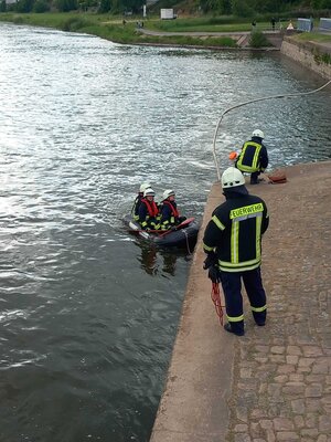 Foto des Albums: Gemeinsame Übung Feuerwehr, DLRG & JUH