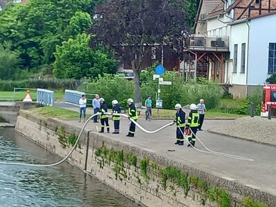 Foto des Albums: Gemeinsame Übung Feuerwehr, DLRG & JUH