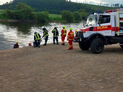 Foto des Albums: Gemeinsame Übung Feuerwehr, DLRG & JUH