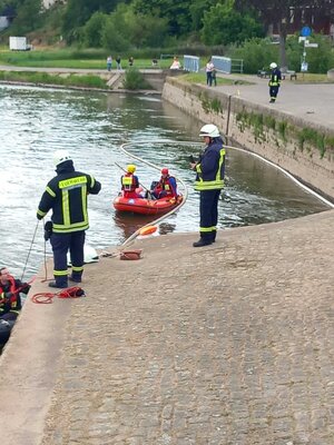 Foto des Albums: Gemeinsame Übung Feuerwehr, DLRG & JUH