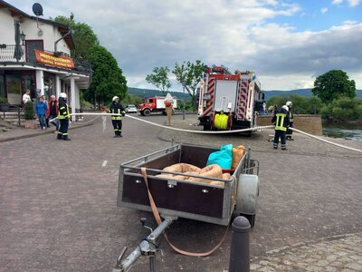 Foto des Albums: Gemeinsame Übung Feuerwehr, DLRG & JUH