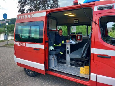 Foto des Albums: Gemeinsame Übung Feuerwehr, DLRG & JUH