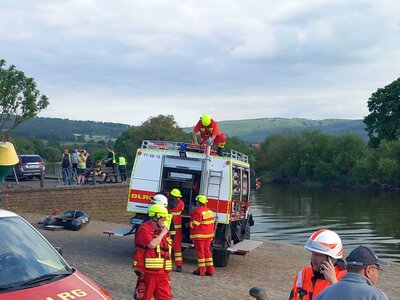 Foto des Albums: Gemeinsame Übung Feuerwehr, DLRG & JUH