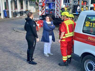 Foto des Albums: Gemeinsame Übung Feuerwehr, DLRG & JUH