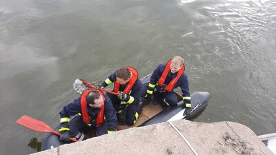 Foto des Albums: Gemeinsame Übung Feuerwehr, DLRG & JUH