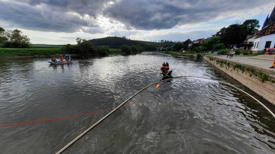 Foto des Albums: Gemeinsame Übung Feuerwehr, DLRG & JUH