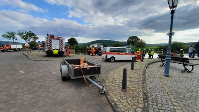 Foto des Albums: Gemeinsame Übung Feuerwehr, DLRG & JUH