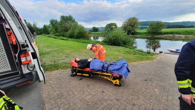 Foto des Albums: Gemeinsame Übung Feuerwehr, DLRG & JUH