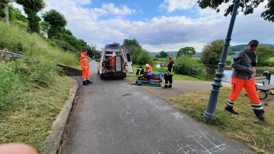 Foto des Albums: Gemeinsame Übung Feuerwehr, DLRG & JUH