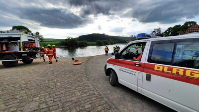Foto des Albums: Gemeinsame Übung Feuerwehr, DLRG & JUH