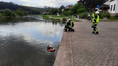 Foto des Albums: Gemeinsame Übung Feuerwehr, DLRG & JUH