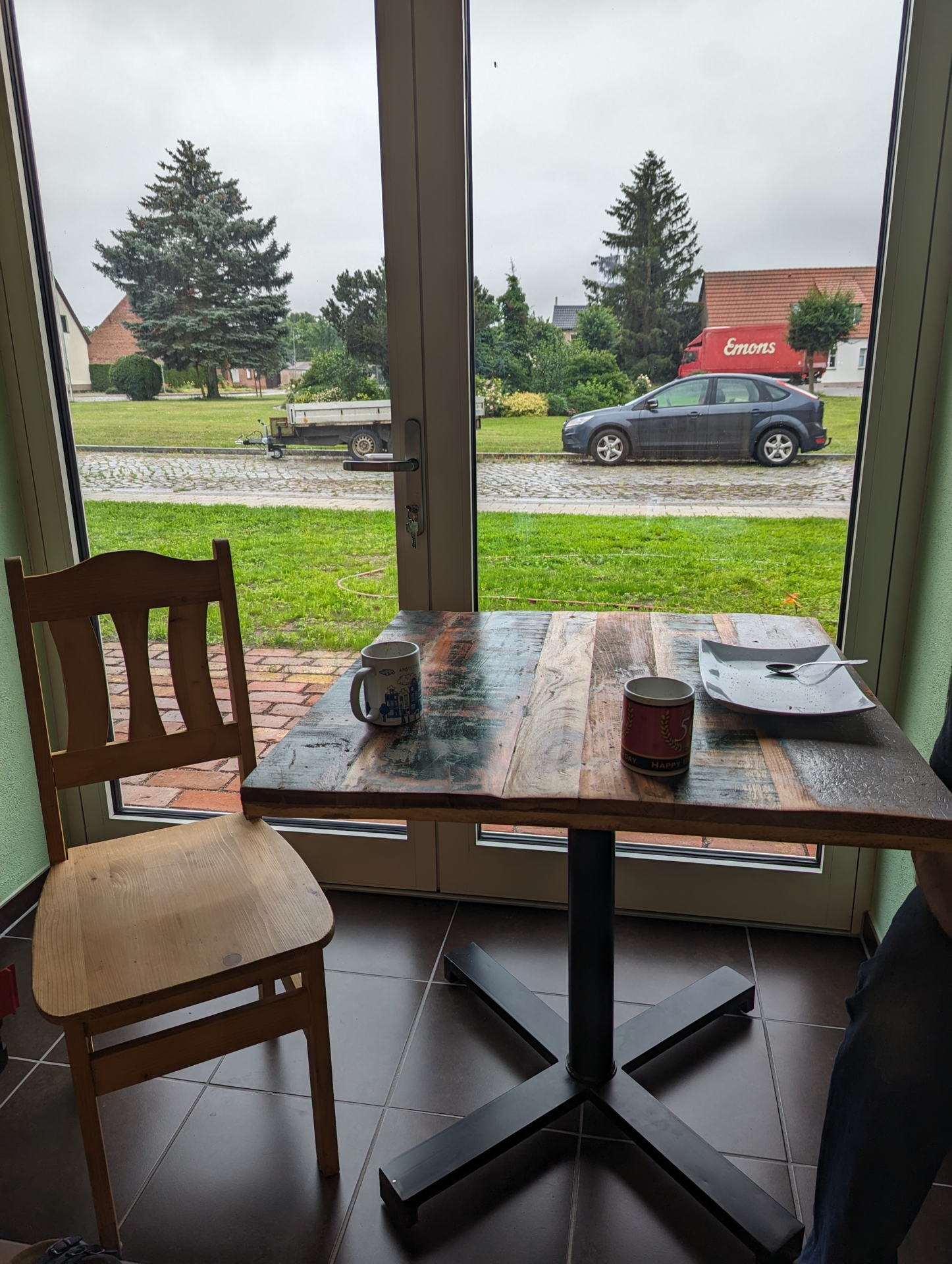 Bild: Blick aus dem Café Auspanne