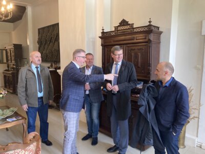 Besuch Partnerlandkreis Zagan Denkmalprojekt (3)  (Bild vergr&ouml;&szlig;ern)
