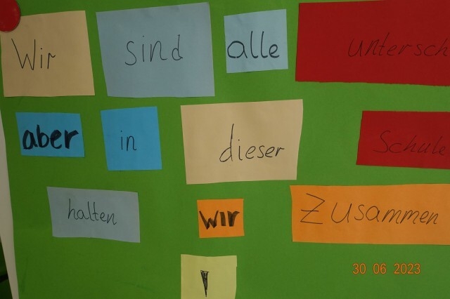 Bild: Plakat Zusammenhalt